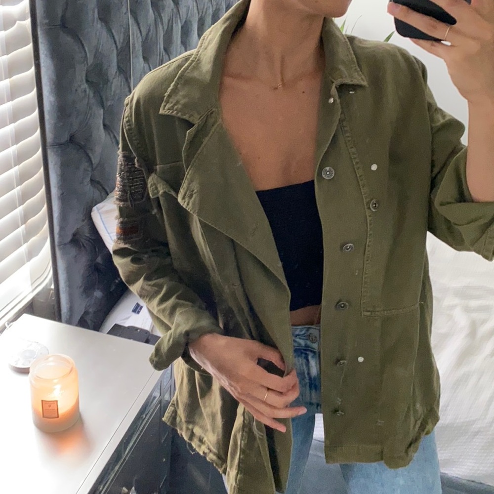 Free People Military Jacket